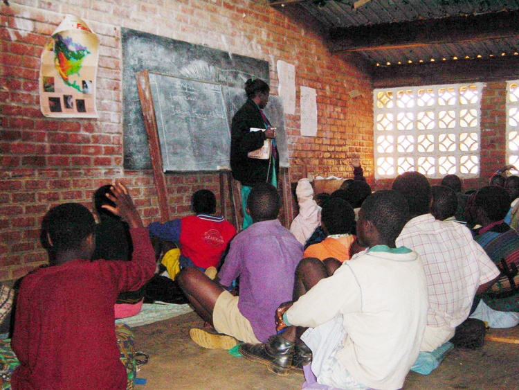 School Classroom in Malawi