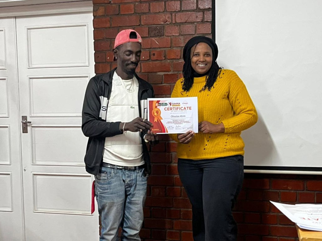 Receiving a certificate