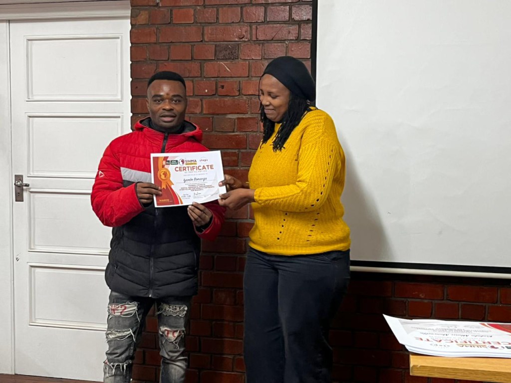 Receiving a certificate